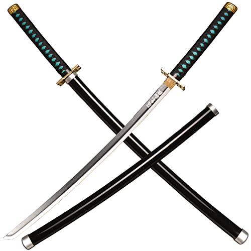 kljhld Bambus Anime Schwert Cosplay Demon Slayer Katana-Tokitou Muichirou Schwert Katana 103cm/40 Zoll