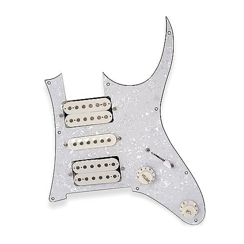 PVC-E-Gitarren-Board-Tonabnehmer mit HSH-Tonabnehmer, vorverdrahtet, für E-Gitarren, Schlagbrett-Sets