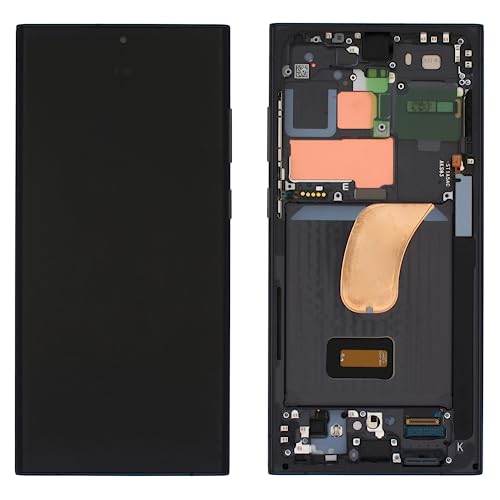 Original Samsung Galaxy S23 Ultra 5G S918B OLED LCD Display Touch Screen Glas Graphite Grau GH82-30465E GH82-30466E Digitizer Bildschirm