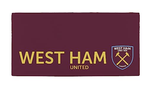 West Ham United Football Club Offizielles Strandbadetuch "Claret & Gold" Design