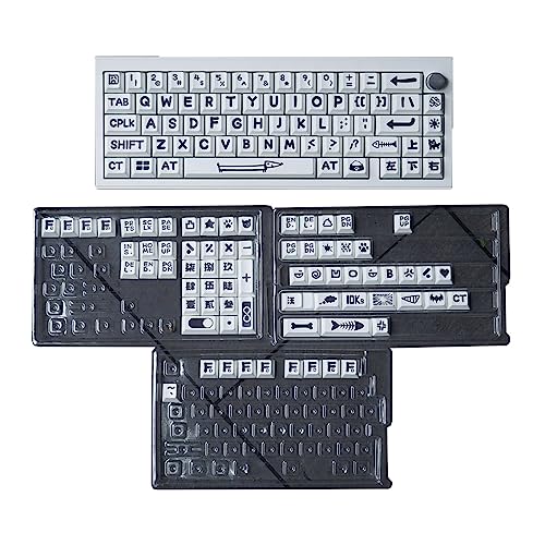 138Keys Personalisierte Tier-Party-Tastenkappe, PBT-Farbstoff, Subbed Keycap Profil, Tastenabdeckung für mechanische Tastatur, GK, Tier-Party-Tastenkappen