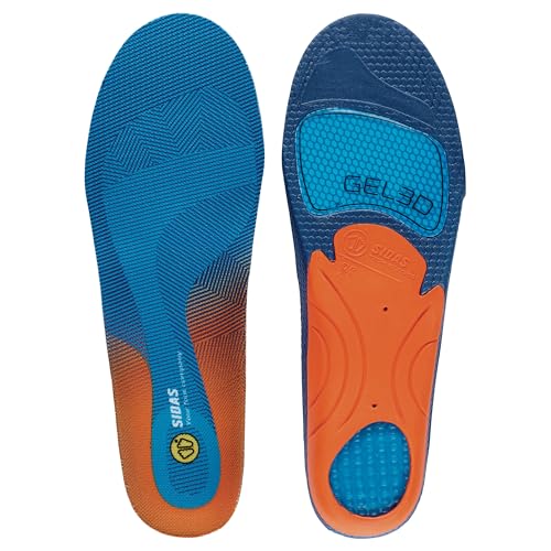 Sidas Erwachsene Gel 3D Cushioning Insoles, Blue, S (37-38)