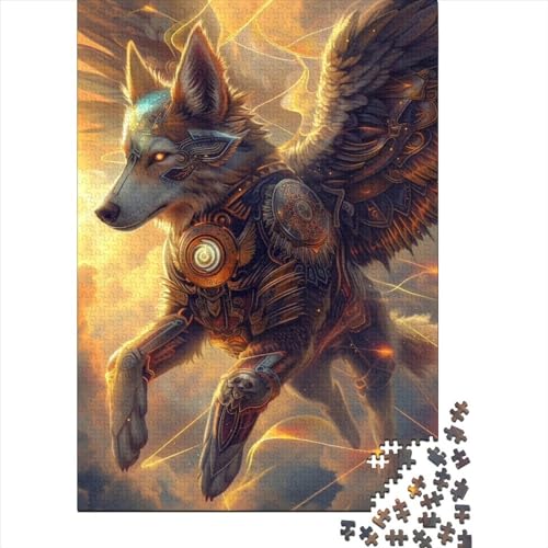 Cosmic Husky-Puzzle für Erwachsene Teenager, 1000-teiliges Puzzle für Erwachsene und Teenager, praktisches Spiel, Familiendekoration, 75 x 50 cm