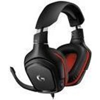 Logitech Gaming Headset G332 - Headset - Full-Size - kabelgebunden - 3,5 mm Stecker - Schwarz, Rot