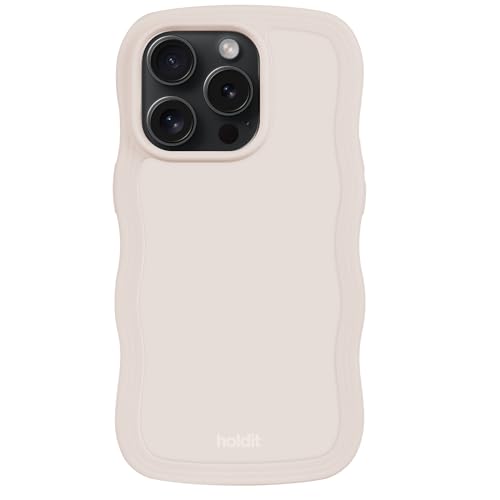 holdit Wavy Case - Light Beige - iPhone 15 Pro