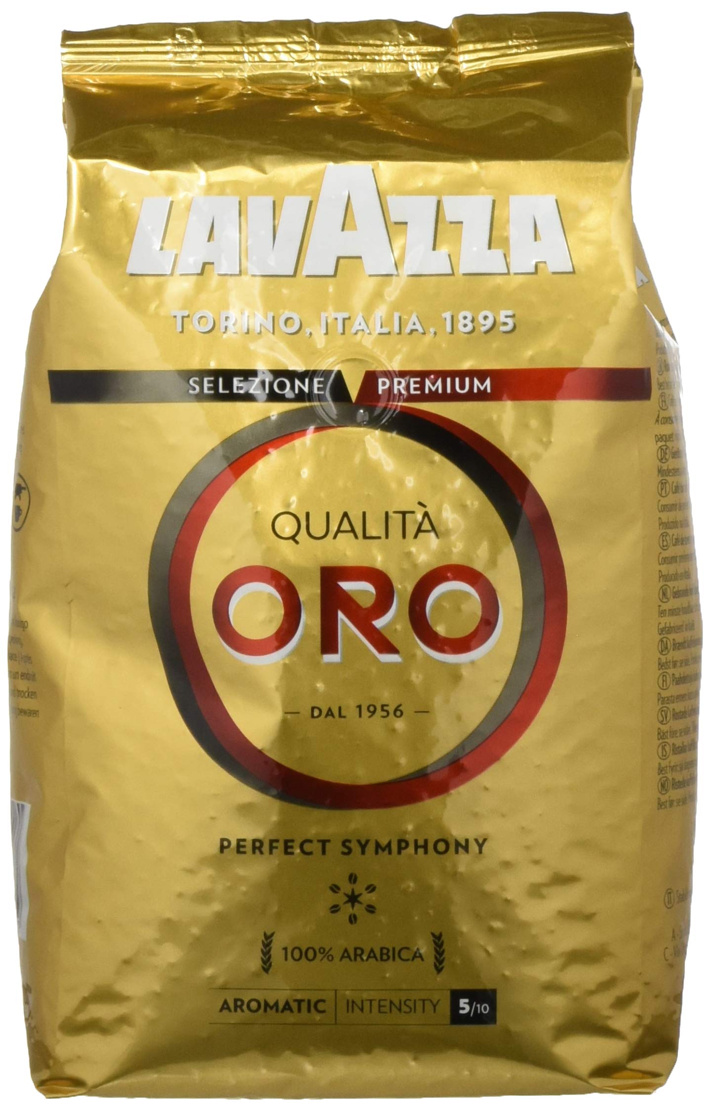 Lavazza Kaffeebohnen - Qualita Oro - 4er Pack (4 x 1 kg)