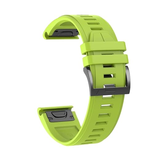 NEYENS 26 22 mm Silikon-Schnellverschluss-Uhrenarmband für Garmin Fenix 7X 7 6 6X Pro 5 5X Plus 3 HR Mk1 Easyfit Armband, For Enduro, Achat