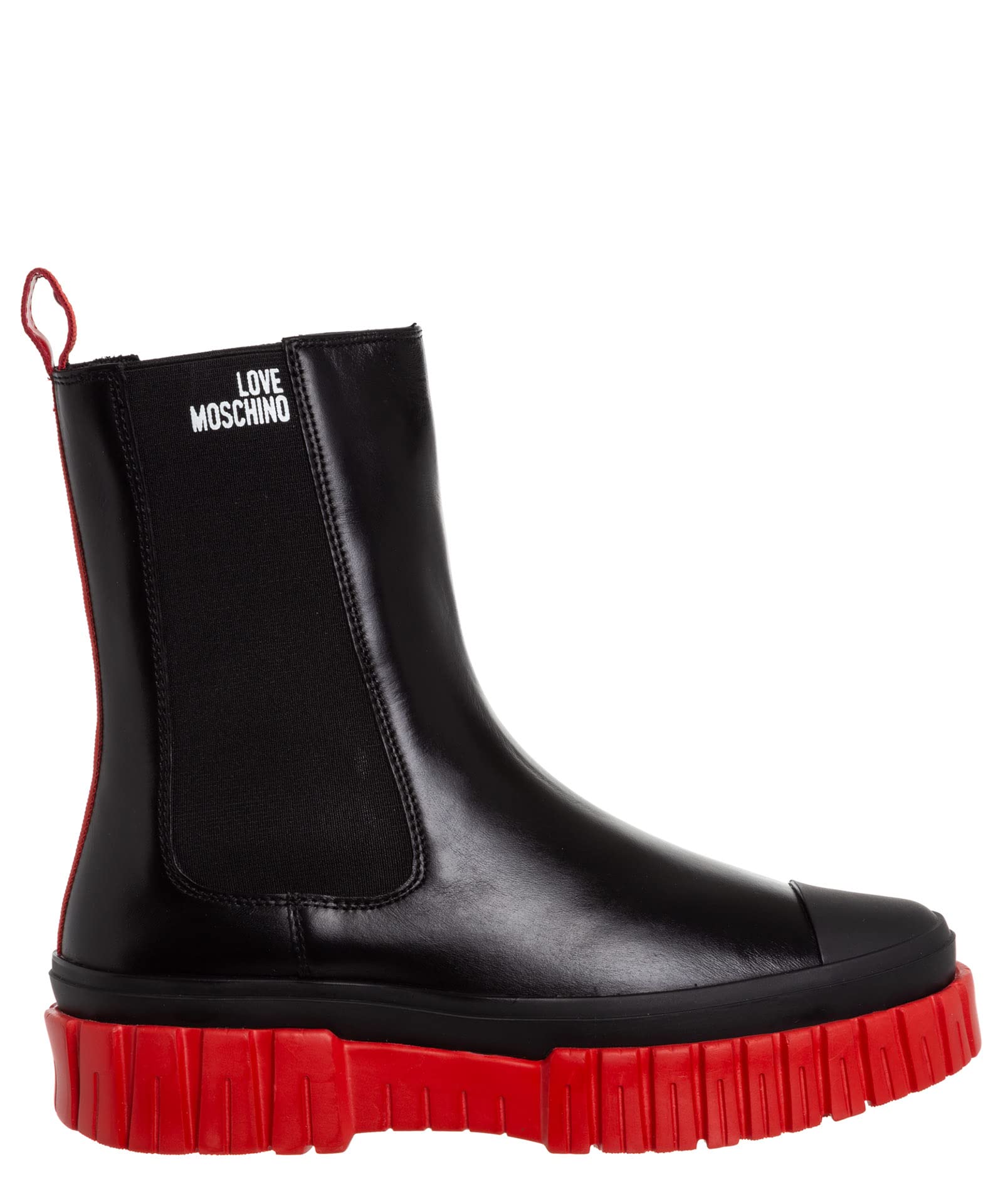 Love Moschino damen Stiefeletten black - red 38 EU