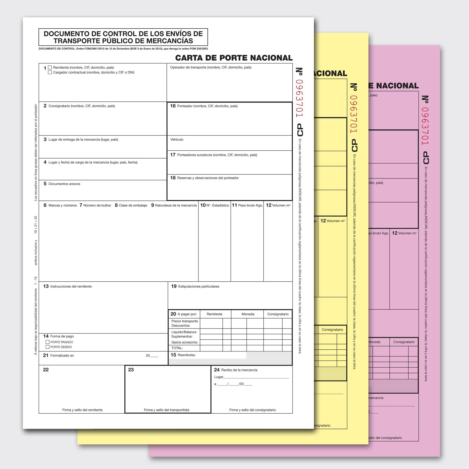 Paperafero – Packung mit Schulheft für Nationalport, Übereinstimmung mit den aktuellen Verkehrsgesetzen (5)