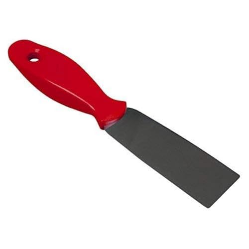 Maya Professional Tools 78042-3 Spachtel, Edelstahl, fest, Griff mit Metall- und Röntgenerkennung, FBK/Lebensmittelhygiene, 40 mm x 240 mm, Rot