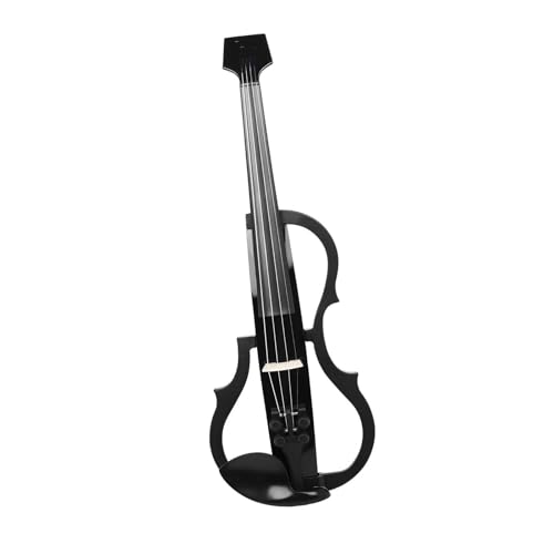 Standard Violine 4/4 Violine Volle Größe Leise Elektrische Violine(Black)