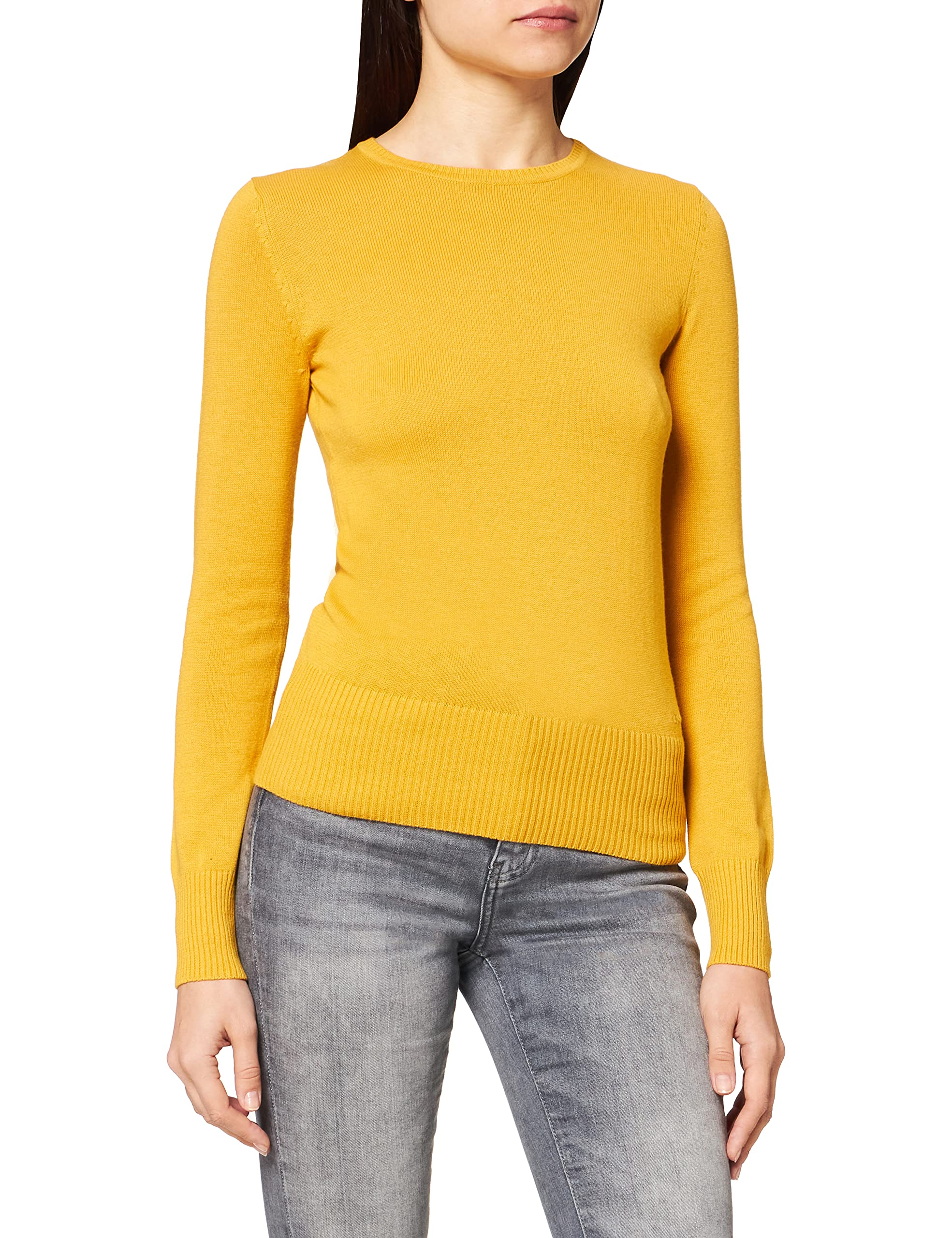 LTB Jeans Damen Loties-Y Pullover, Lemon Curry 11691, M