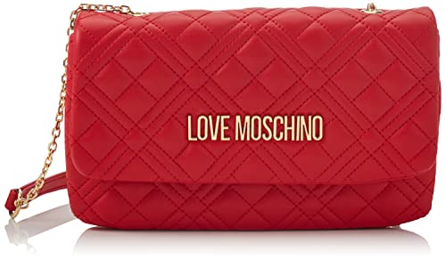 Love Moschino Damen Borsa Soft Pu Rosso Umhngetasche, Denimblau