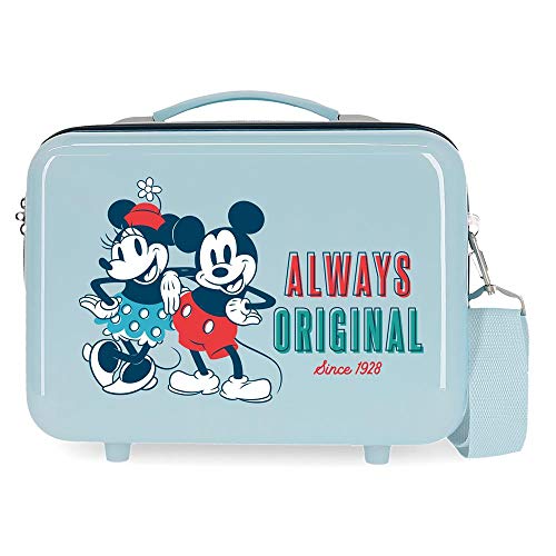 Disney Always Original Kulturbeutel, anpassbar, Blau, 29 x 21 x 15 cm, starr ABS 9,14 l