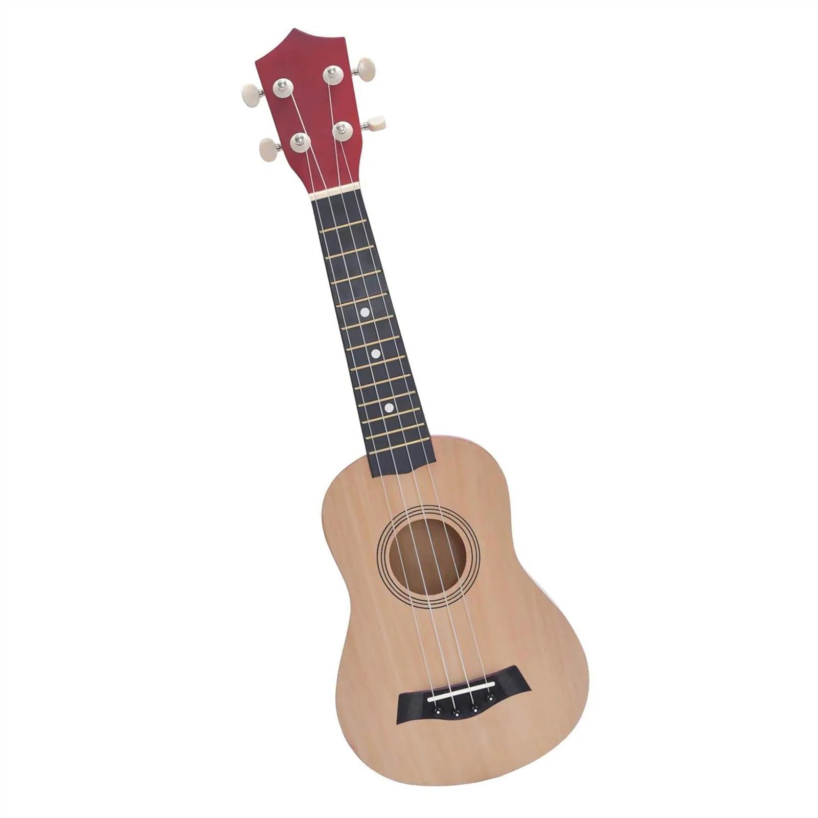 21-Zoll-Ukulele-Gitarre Aus Lindenholz Für Anfänger Mit Aufbewahrungstasche Und Digitalem Stimmgerät, Ukulelen-Kapodaster Ukulele Einsteiger Kit