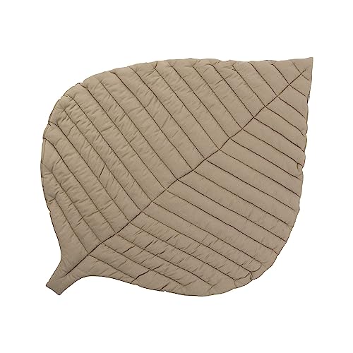 Toddlekind 100% Bio-Baumwolle, 116,1 x 87,1 cm, multifunktionale Blattmatte, Dekoration, Büro, Schlafzimmer, ungiftig, geruchlos, Baby/Kleinkinder, für alle Altersgruppen, Hellbraun (Taupe)