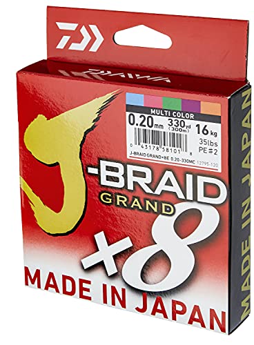 Daiwa J-Braid Grand X8E 0.13mm-300m MC