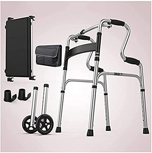 Rollator Walkerility Gehhilfe für Erwachsene Ältere Hilfslauflernhilfe Frakturhilfe Ältere Armlehne Höhenverstellbar Sehnsucht nach Vorwärts