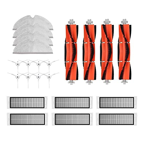 Ghulumn Für 1 1S S5 S6 MAX S6 Reine Staubsaugerteile Waschbares Mopptuch HEPA-Filter HauptbüRste SeitenbüRste