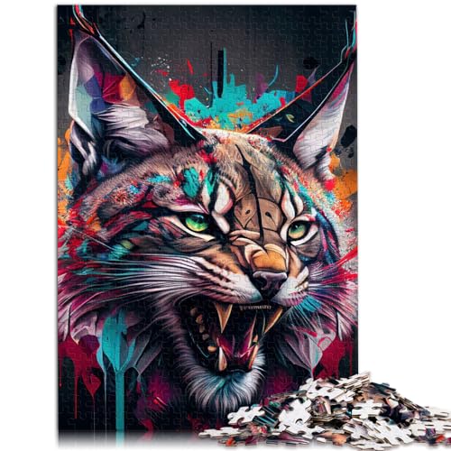 Puzzles The Honesty Lynx 1000 Teile Puzzle Holzpuzzle Familienspiel Stressabbau Schwieriges Herausforderungspuzzle 1000 Teile (50 x 75 cm)