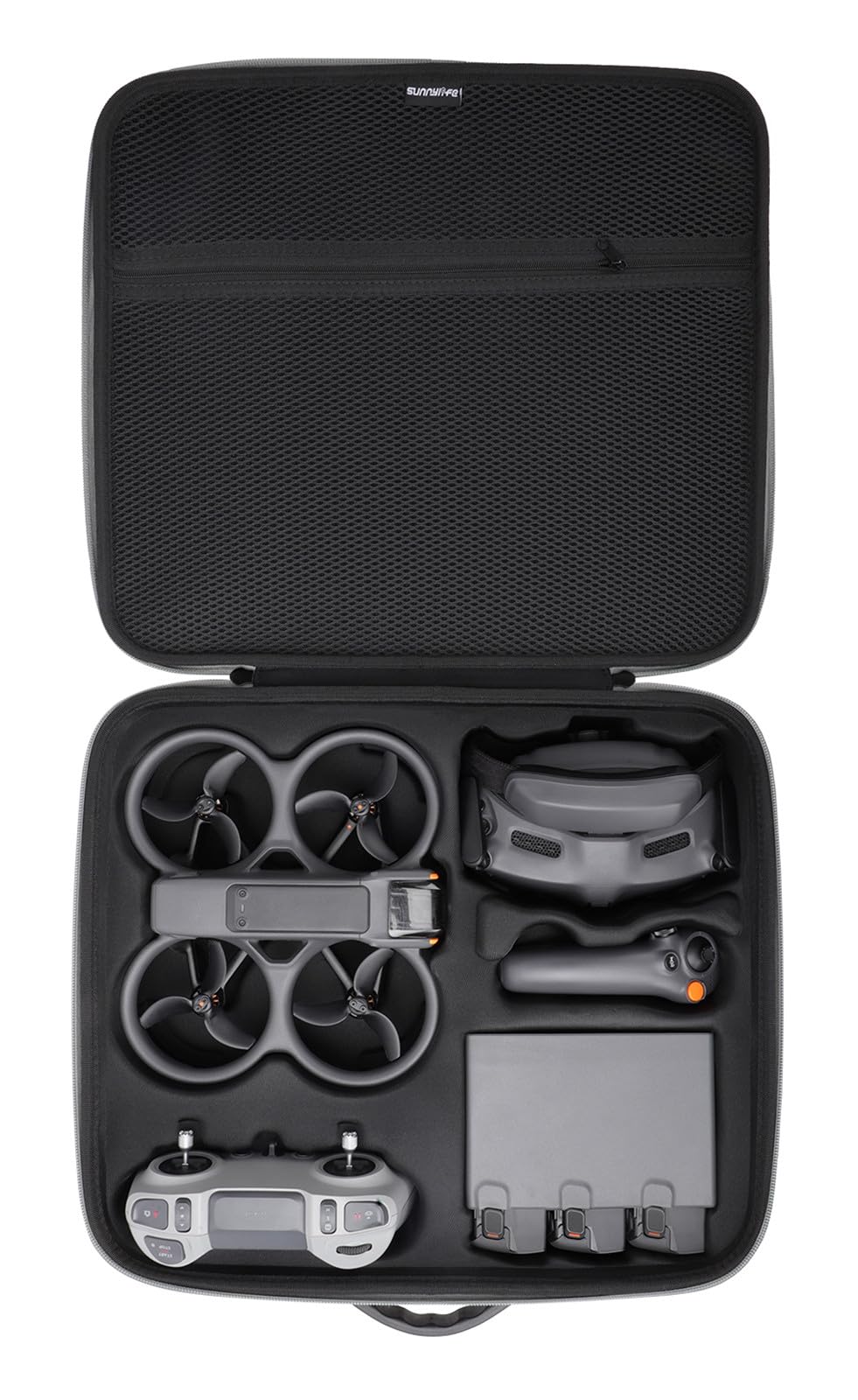 NEWQSING Abriebfeste Umhängetasche mit Fernbedienung, tragbare Aufbewahrungstasche für DJI Avata 2, Multi Combo Case, Gepäck-Set