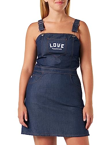 Love Moschino Women's A-line Dress, Blue, 44