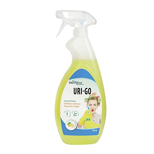 Behrend Uri-Go Urinflecken-Entferner Uringeruchs-Entferner Zironenduft 750 ml Sprühfl.