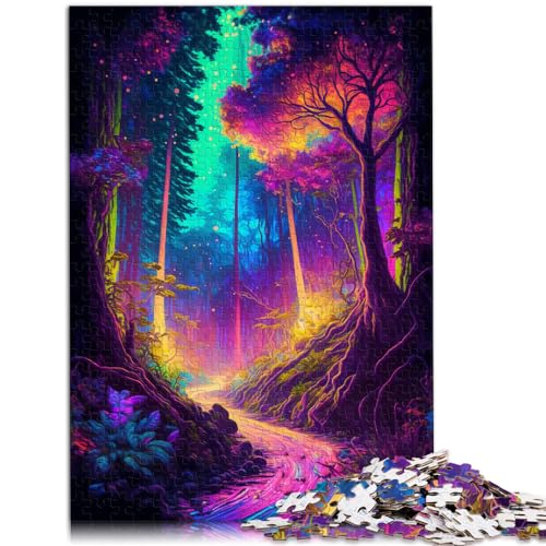 Puzzles Geschenk Wizzard Land 1000 Teile Holzpuzzle Jedes Teil ist einzigartig - Anspruchsvolles Familienspaßspiel 1000 Teile (50x75cm)