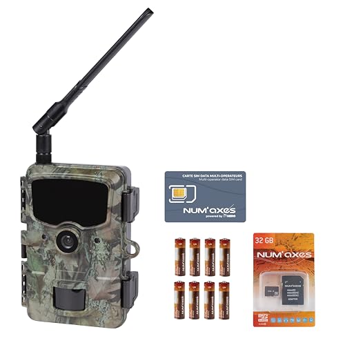 Pack Trail Camera PIE1061 + Batteries (x8) + 32 GB SD Card