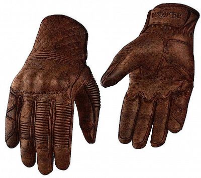 Rokker Tucson Motorradhandschuhe (Brown,2XL)