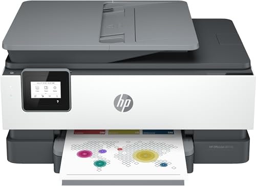 HP Officejet 8014E All-In-One Printer, Color, Printer for, W128264884 (Printer, Color, Printer for Home, Print, Copy, Scan, Instant Ink Eligible Automatic Document Feeder)