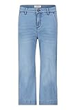 Cartoon Damen Stretch-Jeans mit aufgesetzten Taschen Blau,40