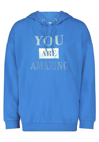 Cartoon Damen Hoodie Langarm Blue/Silver,42