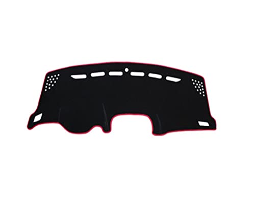 Für Jeep Für Renegade Für BU 2015-2022 Auto Dashboard Abdeckung Vermeiden Licht Pad Instrument Panel Matte Teppiche Sun Shade Pad (Color : Red Side, Größe : LHD)