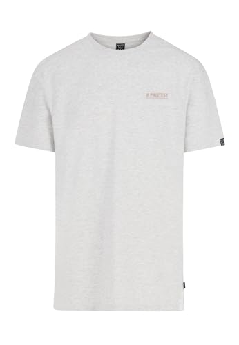 Protest Men T-Shirt PRTROCKO White Melange L