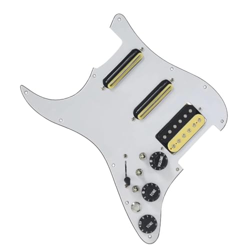 Standard-Pickguard-Tonabnehmer 3-lagiger Humbucker für E-Gitarre, praktischer Schlagbrett-Tonabnehmer für Linkshänder, Singlecut-Verkabelung