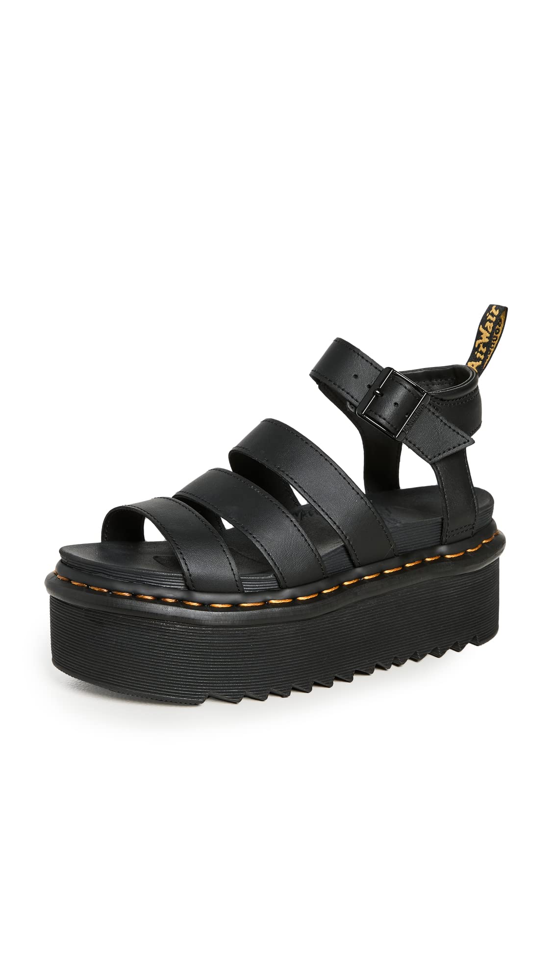 Dr. Martens Damen Sandals, Black, 39 EU