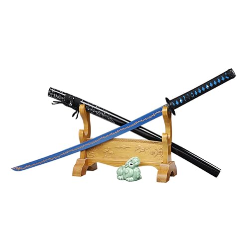 Japanisches Katana-Schwert,handgefertigtes Bambus-Holzschwert,Bokken-Samurai-Schwert mit Scheide,Cosplay-Waffen,Rollenspiel-Requisite,Weihnachtsgeburtstage,Geschenke für Männer und Frauen (102 cm)