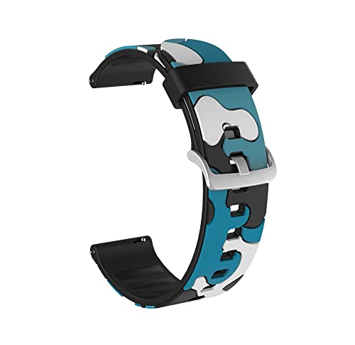 OPKDE Ersatzarmband für Garmin Vivoactive3 Vivoactive 3, Silikon-Armband, Ersatzarmband für Forerunner 245, 245 M, 20 mm, Achat