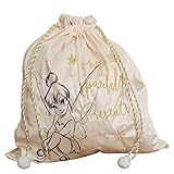 Widdop Tinkerbell Disney Weihnachts-Sack aus Samt für Geschenke/Geschenke