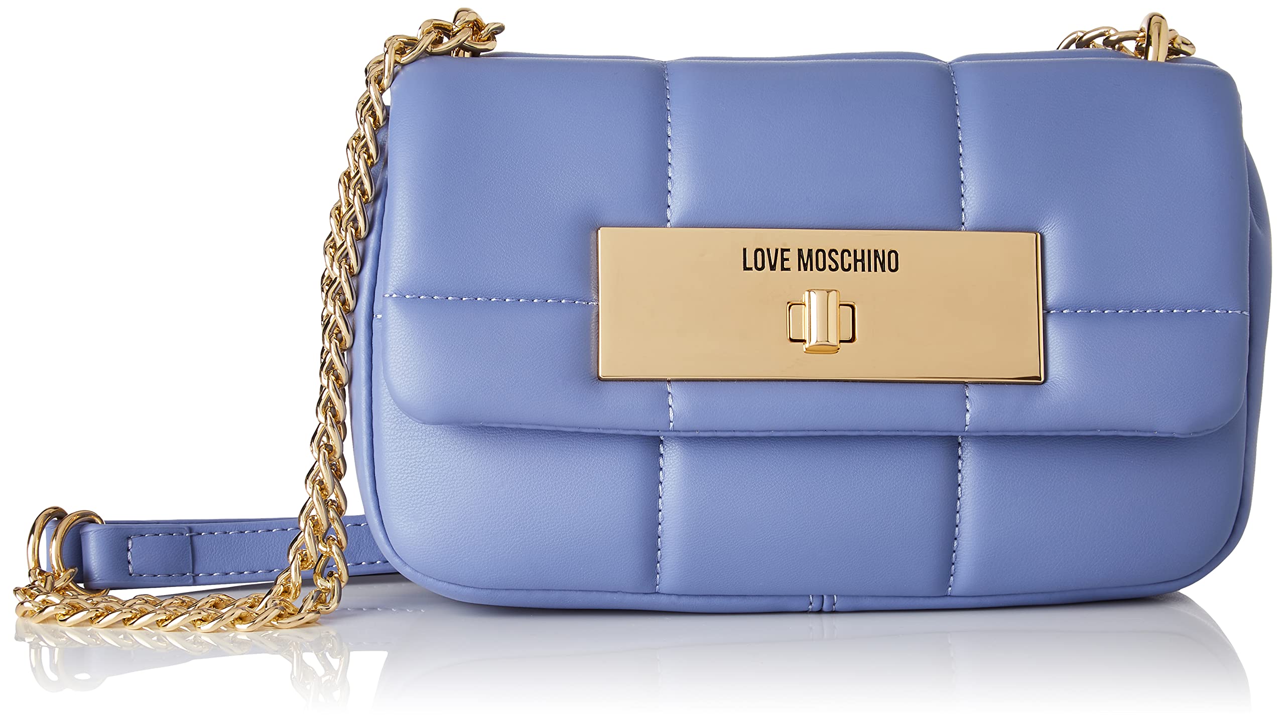 Love Moschino Damen Jc4415pp0fkr0602 Umhängetasche, hellblau, Einheitsgröße