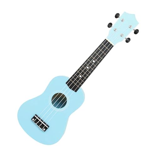 21-Zoll-Ukulele-Instrument Aus Holz, Kleine Ukulele-Minigitarre Für Anfänger Ukulele Einsteiger Kit (Color : Blue)