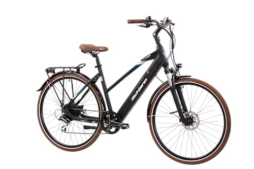 F.lli Schiano Unisex-Adult E-Voke E-Bike, Schwarz, L