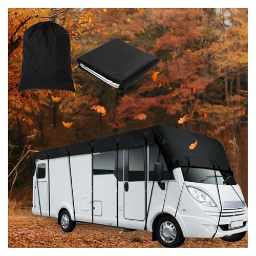 Wohnmobil-Abdeckung, 210D Oxford-Stoff, Reiseanhängerabdeckung, faltbare Aufbewahrung, leicht zu reinigen, Anhängerabdeckungen, Wohnmobilabdeckungen nur für Dach, 6,5 m × 3 m