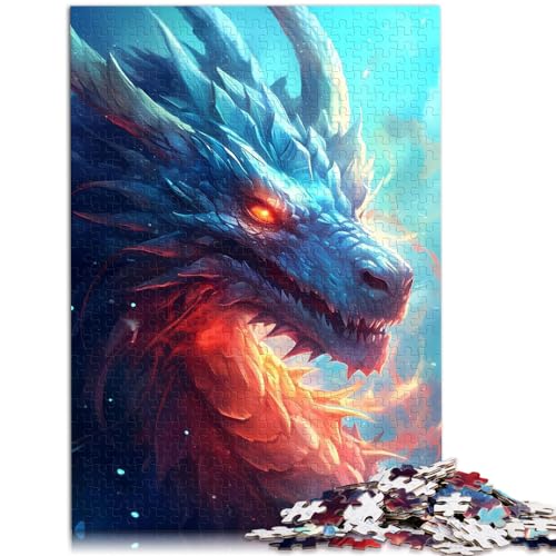 Puzzles für Dragon Cool, 1000-teiliges Puzzle, Holzpuzzle, Spielzeug, Puzzles, Lernspiele, Stressabbau-Puzzles, 1000 Stück (50 x 75 cm)