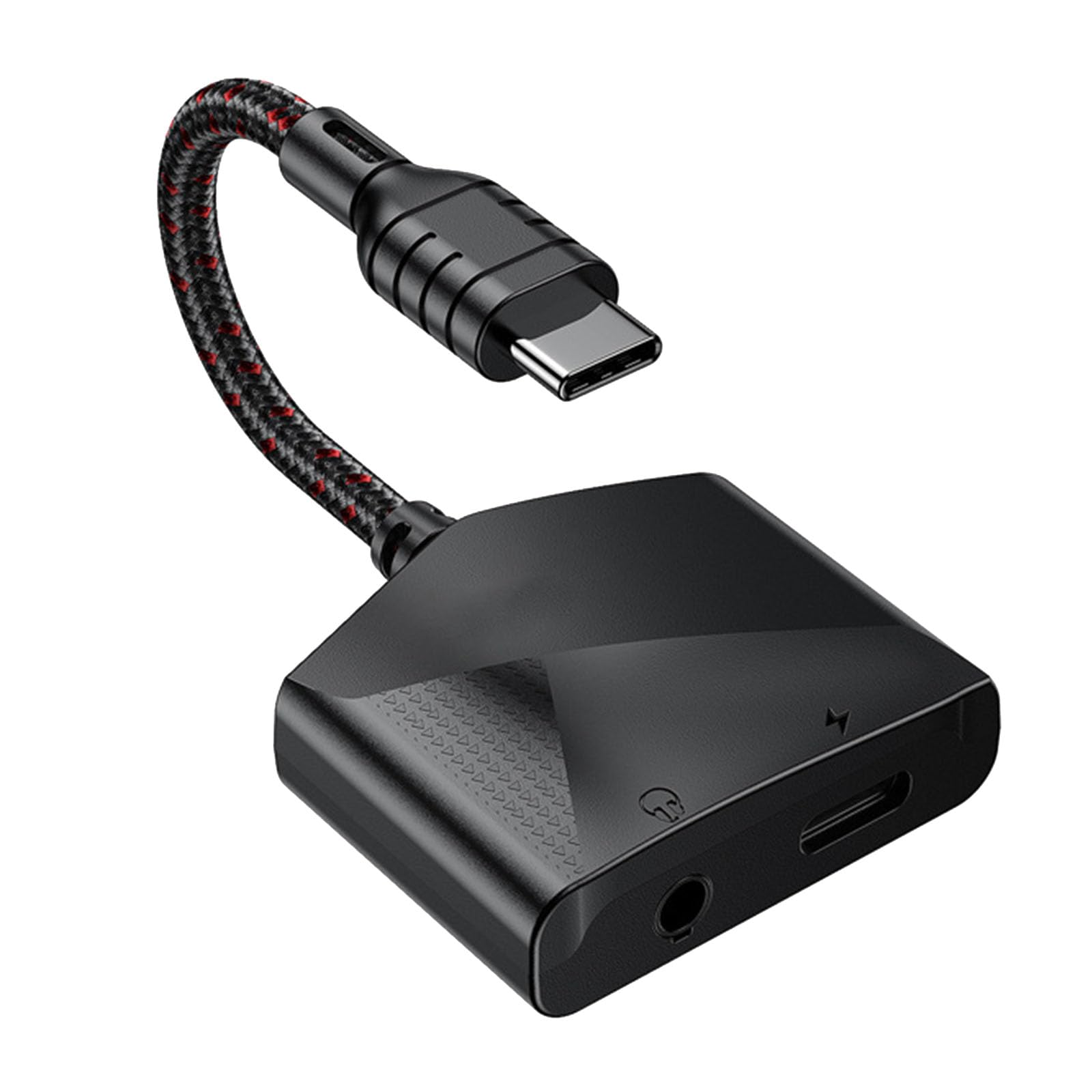 YYSQL Mehrfach verwendbarer USB-C-Sound- und Ladeadapter, schnelles Aufladen mit Kopfhörer-USB C auf 3,5 mm und Ladesplitter