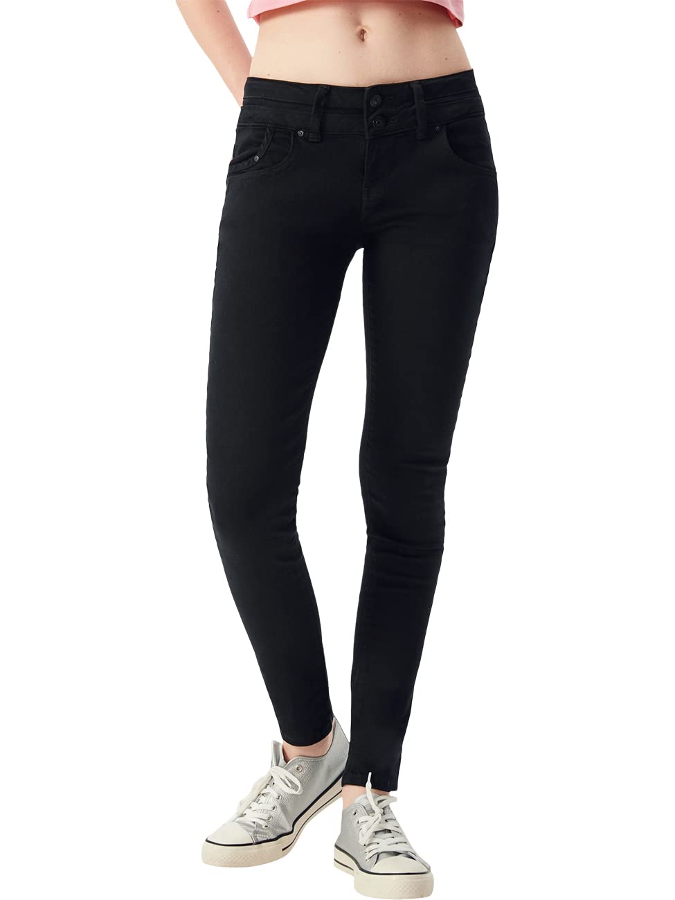 LTB Jeans Damen Julita X Jeans, Black Wash 200, 25W / 32L