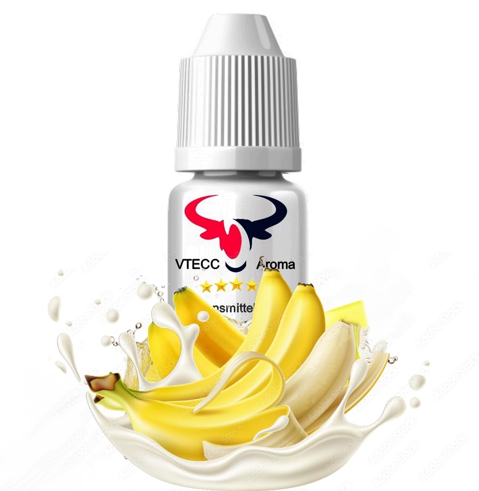 Banane Lebensmittelaroma Intensives Aroma zum Backen in Lebensmitteln & Getränken, für Diffuser Vernebler Nebelmaschinen Wassersprudler uvm. Konzentrat Drops hochkonzentriertes Aroma (100 ml)