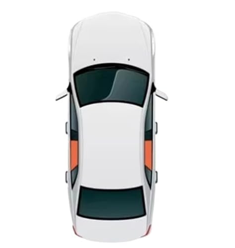 Sonnenschutz Für Lincoln Für Continental 2017-2021 Zubehör Seitenfenster Sonnenschutznetz Magnetisches Sonnenblenden-Sonnenschutz-Isoliernetz Auto Sonnenschutz(Rear 2pcs)