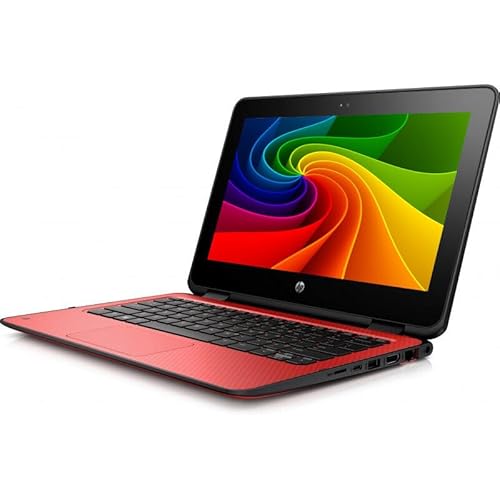 HP Business Laptop Notebook ProBook X360 11 G1 Pentium N4200 4GB 128GB SSD 1366x768 Touchscreen Windows 10 (Red) (Generalüberholt)